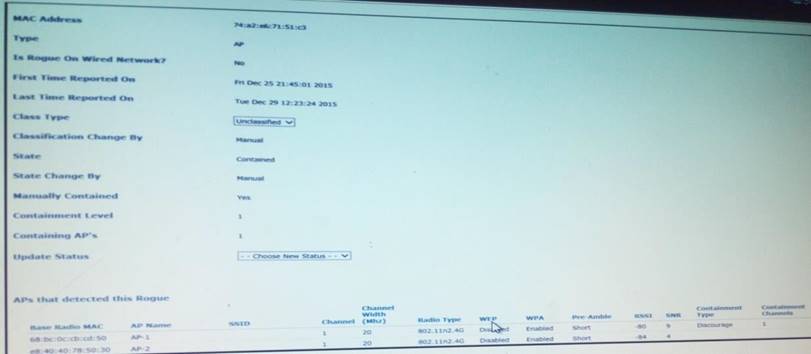 Which Statement About The Rogue Access Point Screenshot Is True 