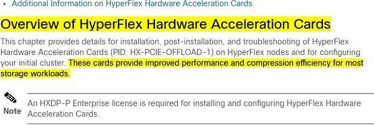 What is the benefit of adding Cisco HyperFlex Hardware Acceleration Sns-Brigh10