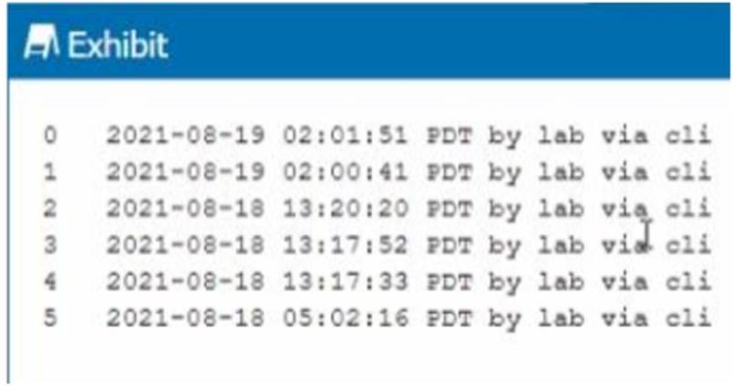 Which operational mode command in Junos OS produces the output shown in Sns-Brigh10