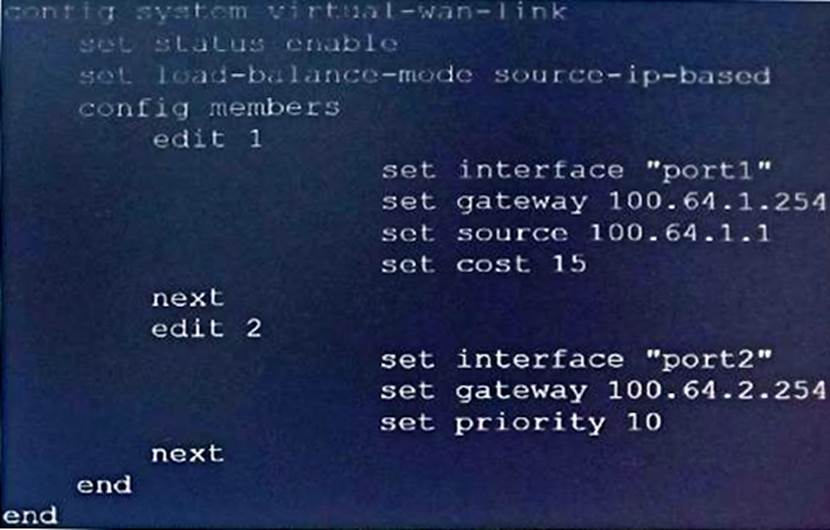 Fortinet NSE7_SDW-6.4 Fortinet NSE 7 - SD-WAN 6.4 Online Training 